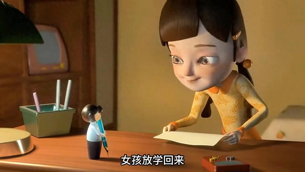 女孩沉迷游戏忽视学业，被木偶取代的警示故事